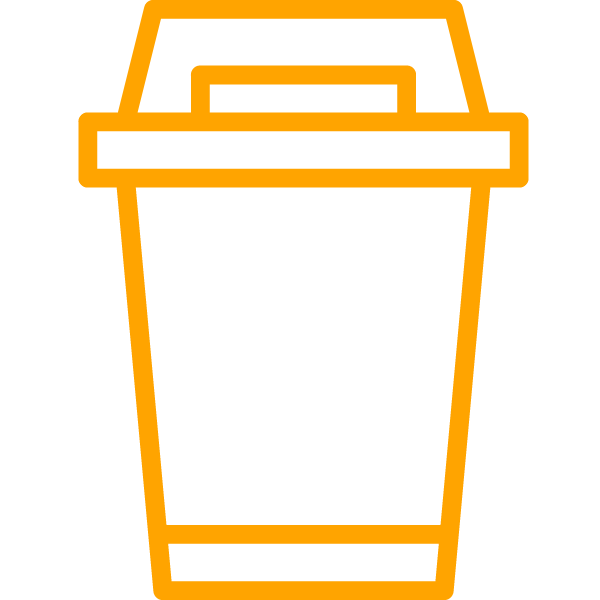 Tri sur site par catégories de déchets